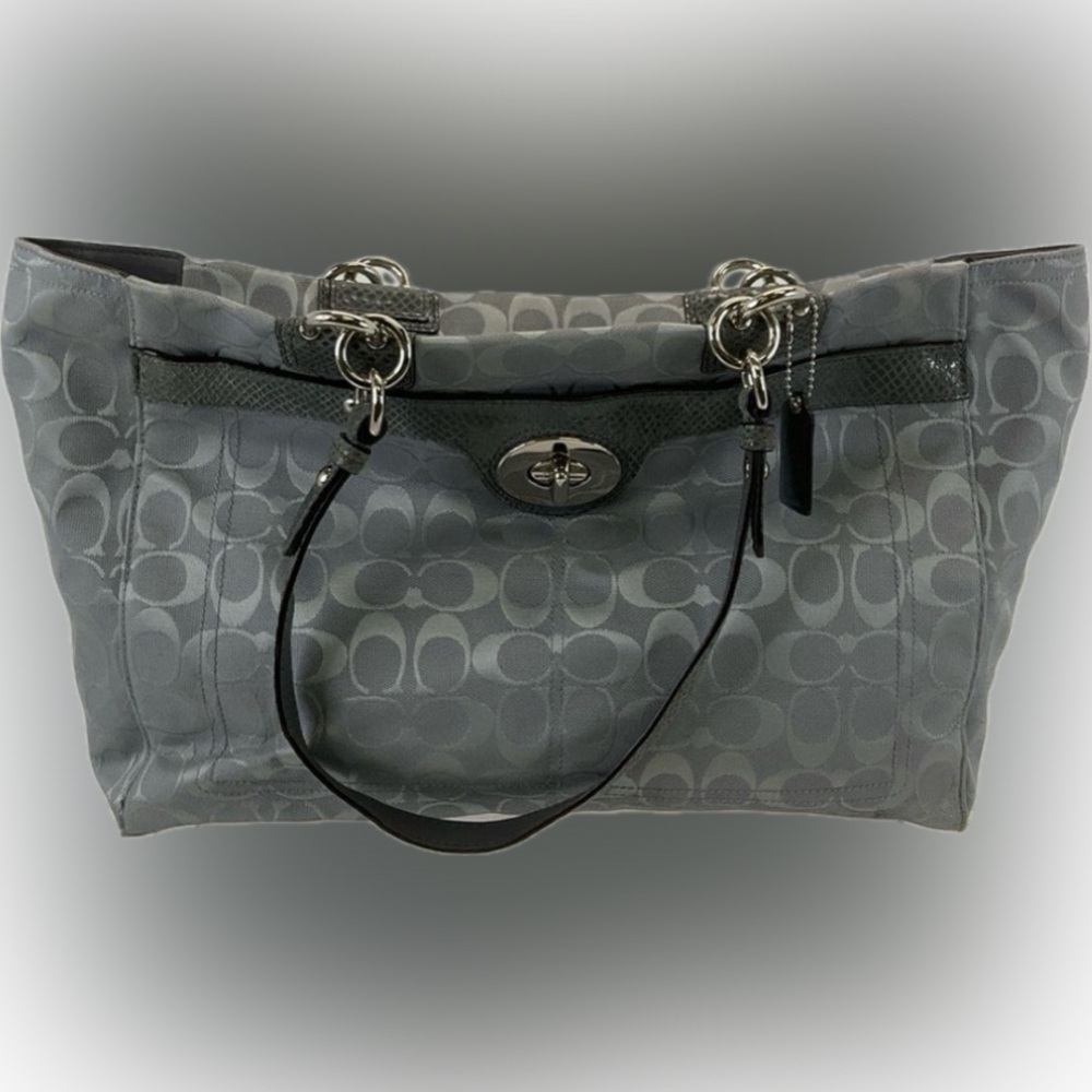 Coach Large Penelope Signature Logo Tote